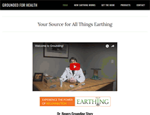 Tablet Screenshot of groundedforhealth.com